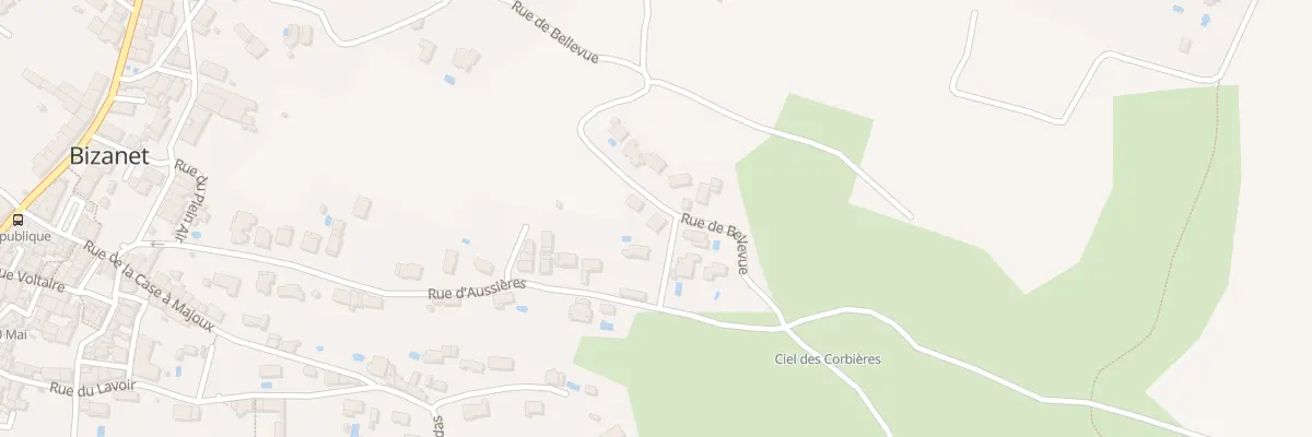 Plan du 2 Rue Bellevue à Bizanet