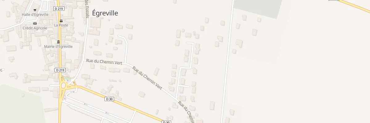 Plan du 9 Rue des Vergers à Égreville
