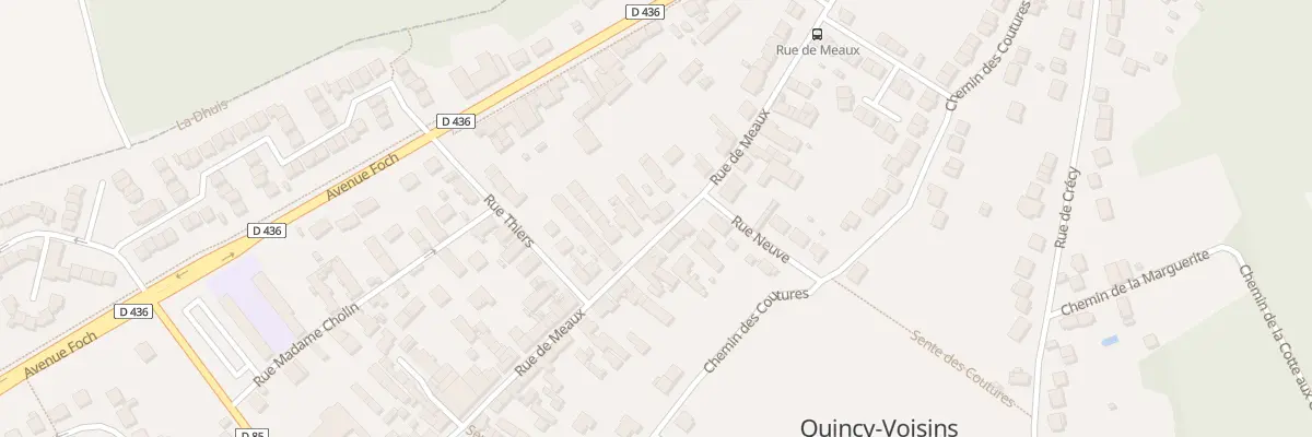 Plan du 59 Rue de Meaux à Quincy-Voisins