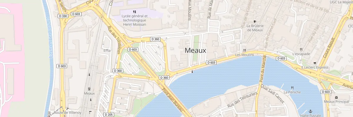 Plan du 7 Pl Lafayette à Meaux