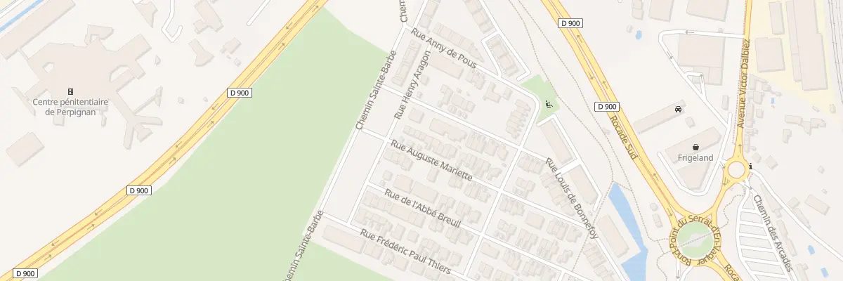 Plan du 38 Rue Auguste Mariette à Perpignan