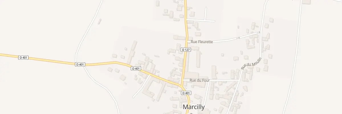 Plan du 11 Rue des Mousseaux à Marcilly