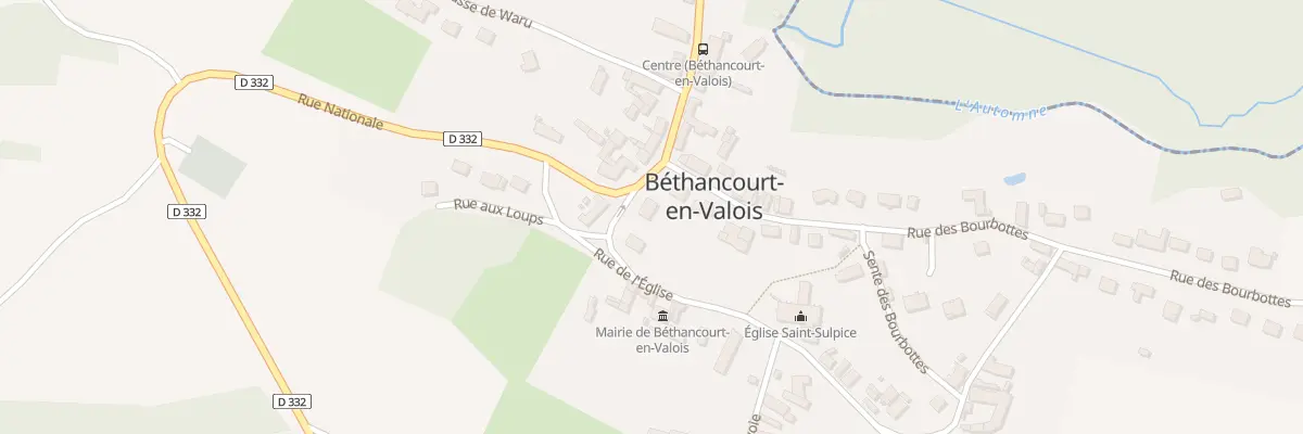 Plan du 86 Rue de l’Eglise à Béthancourt-en-Valois