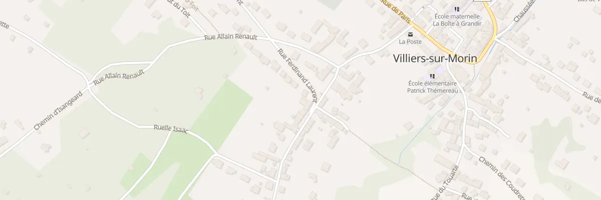Plan du 1 Rue Ferdinand Laurent à Villiers-sur-Morin