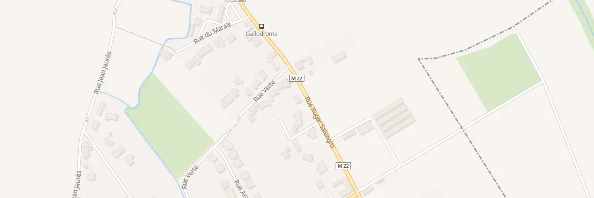 Plan du 33 Rue Roger Salengro à Hantay