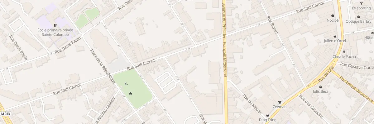 Plan du 45 Rue Sadi Carnot à Armentières