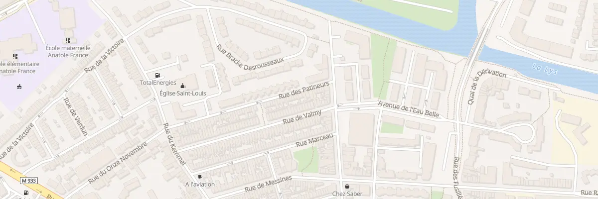 Plan du 19 Rue des Patineurs à Armentières