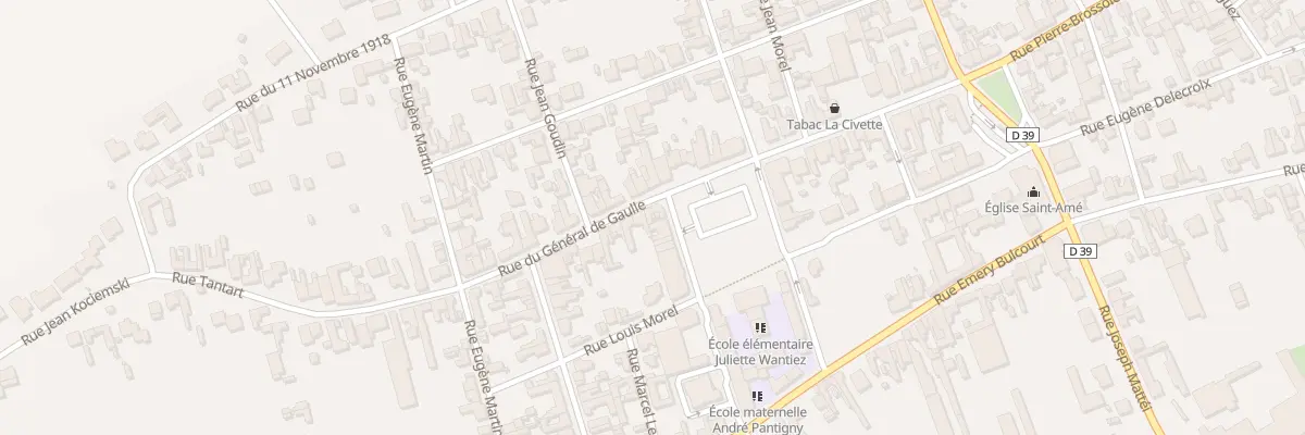 Plan du 36 Rue du Général de Gaulle à Annay