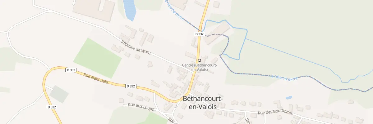 Plan du 98 Rue Nationale à Béthancourt-en-Valois