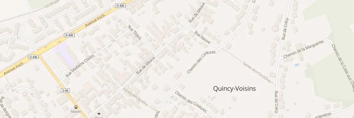 Plan du 56C Rue de Meaux à Quincy-Voisins