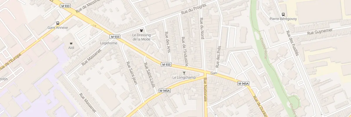 Plan du 2 Rue des Arts à Armentières