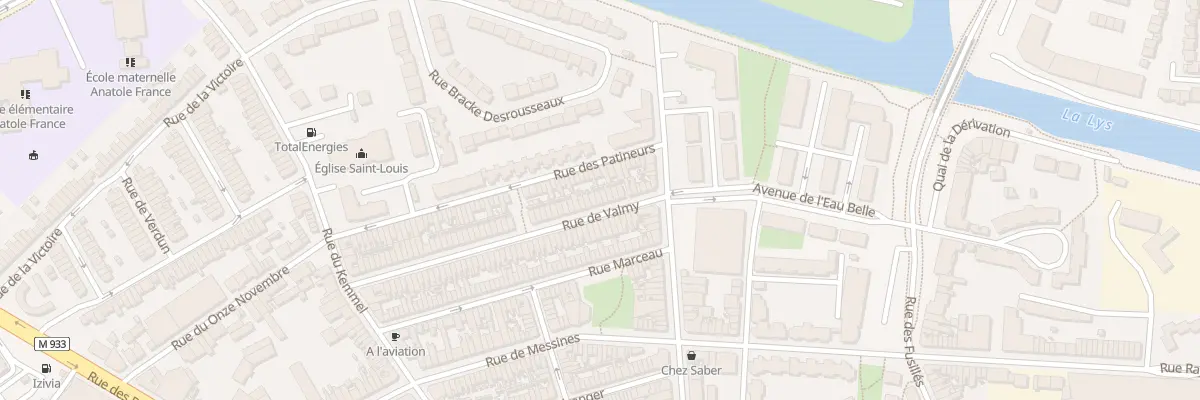 Plan du 14 Rue de Valmy à Armentières