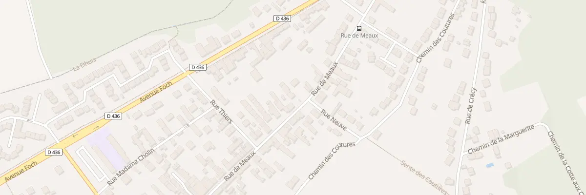 Plan du 63 Rue de Meaux à Quincy-Voisins