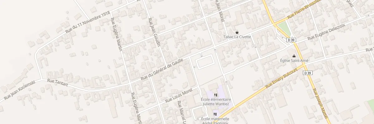 Plan du 34 Rue du Général de Gaulle à Annay