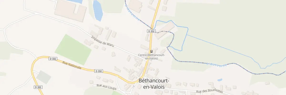 Plan du 66 Rue Nationale à Béthancourt-en-Valois