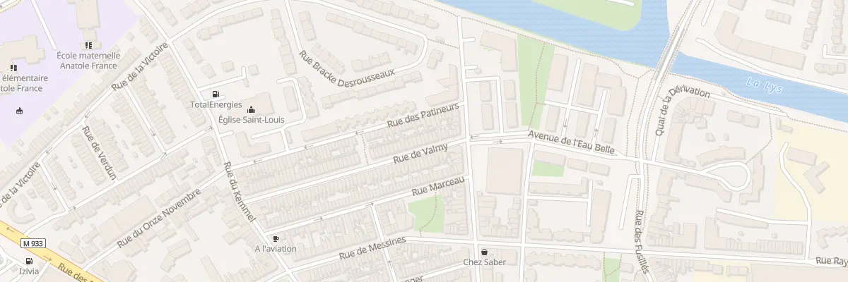Plan du 12 Rue de Valmy à Armentières