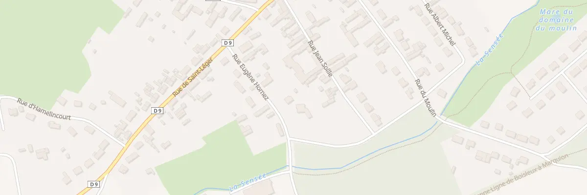 Plan du 9 Rue Eugène Hornez à Croisilles