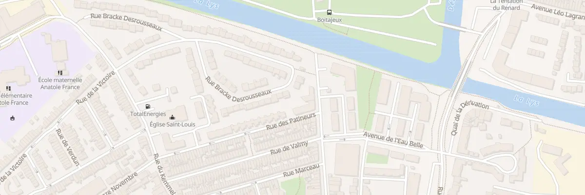 Plan du 50 Rue Bracke Desrousseaux à Armentières