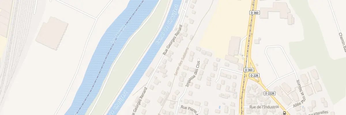Plan du 57 Rue Georges Renard à Meaux