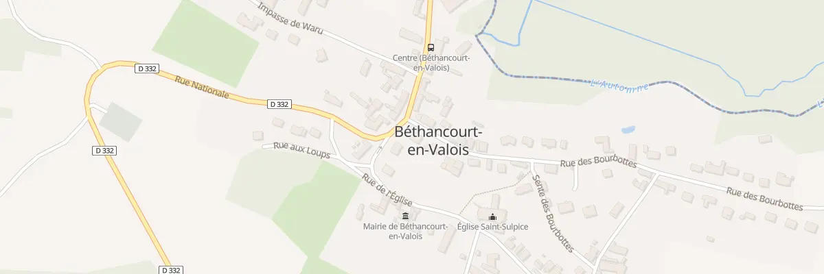 Plan du 6 Rue des Bourbottes à Béthancourt-en-Valois