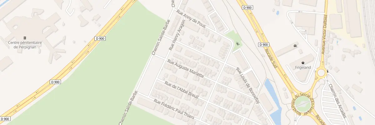 Plan du 34 Rue Auguste Mariette à Perpignan