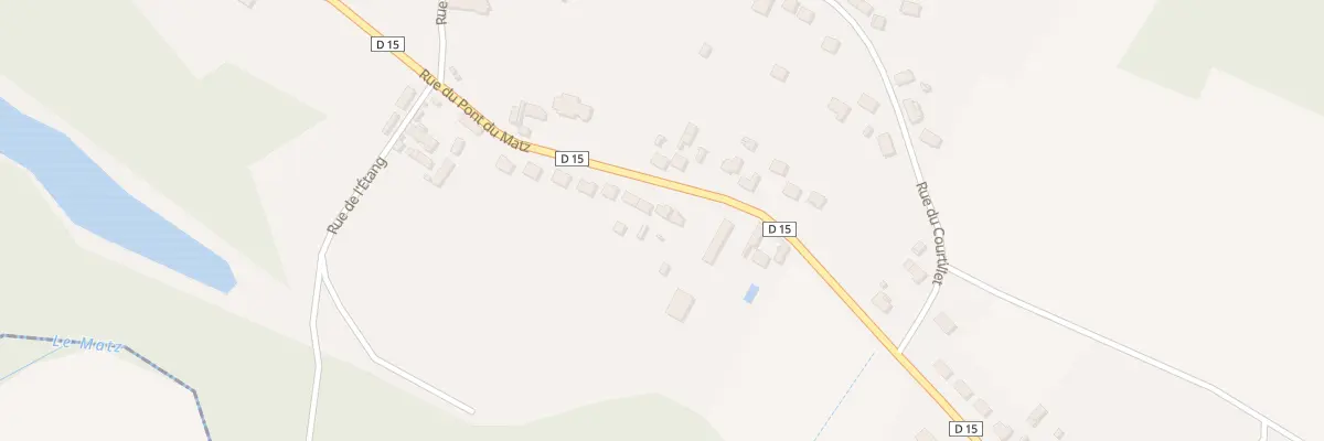 Plan du 59 Rue du Pont du Matz à Machemont