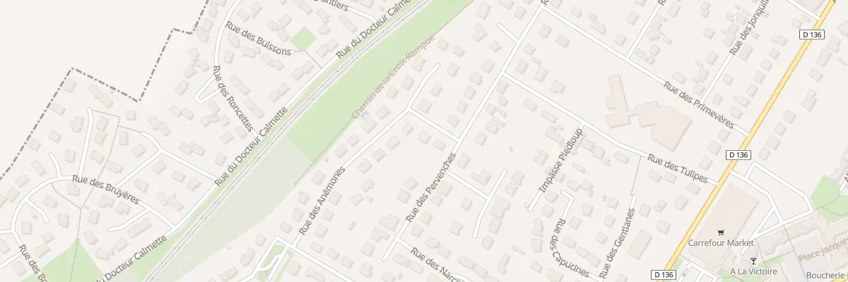Plan du 3 Rue des Anemones à Crépy-en-Valois