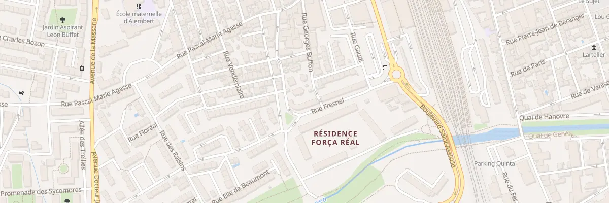Plan du 20 Rue Fresnel à Palau-del-Vidre