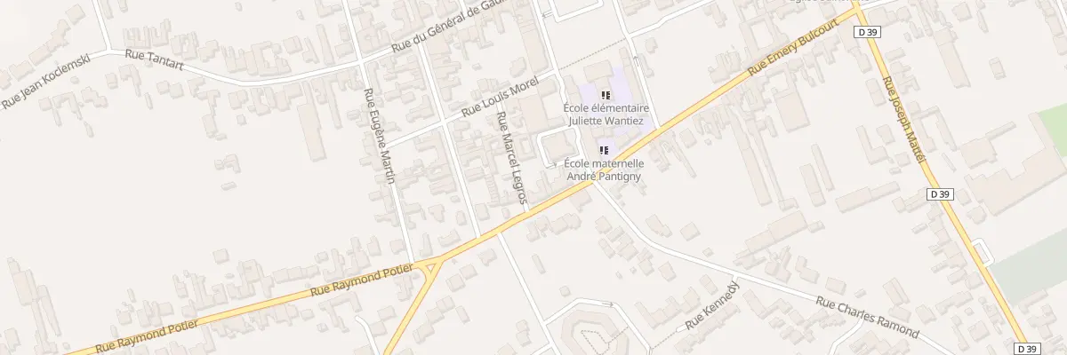 Plan du 25 Rue Emery Bulcourt à Annay
