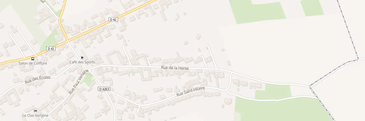 Plan du 28 Rue de la Herse à Fampoux