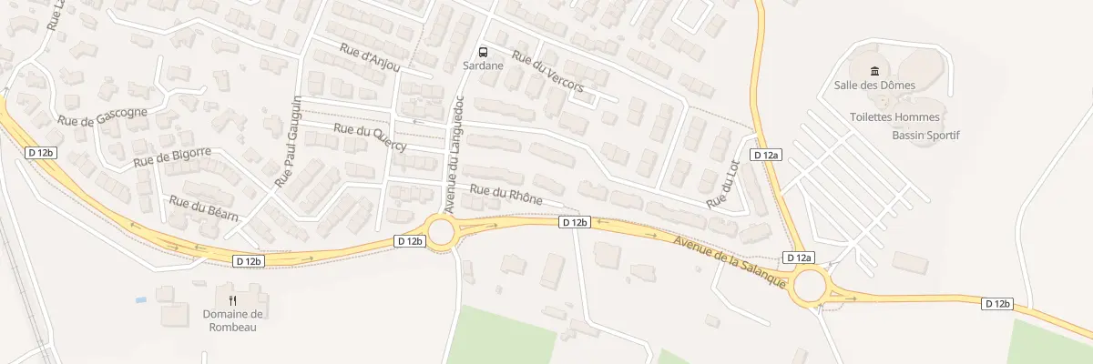 Plan du 19 Rue du Rhone à Rivesaltes