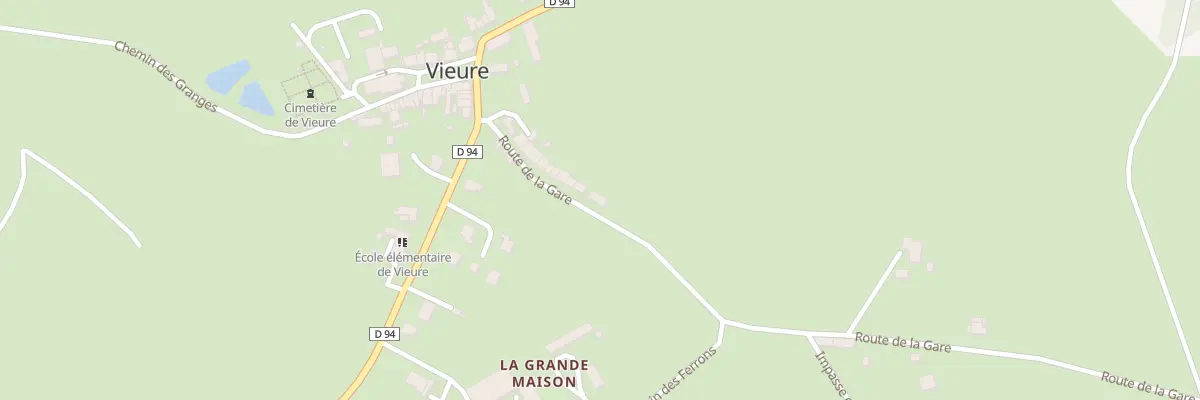 Plan du 5227 Le Bourg à Vieure