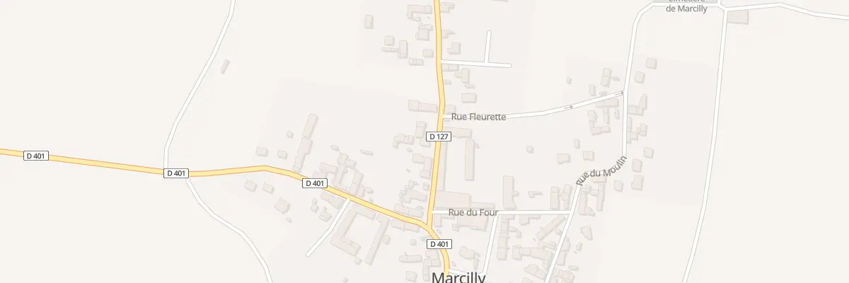Plan du 9 Rue des Mousseaux à Marcilly