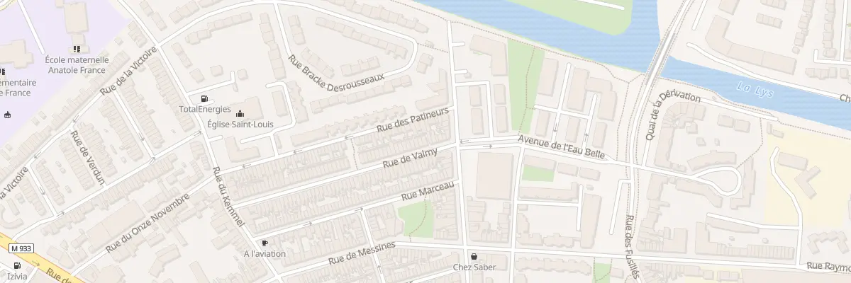 Plan du 6 Rue de Valmy à Armentières