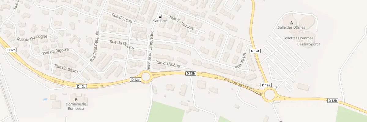 Plan du 21 Rue du Rhone à Rivesaltes