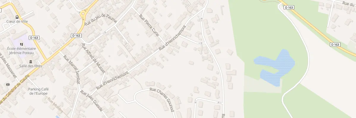 Plan du 52 Rue d’Henrichemont à Billy-Berclau
