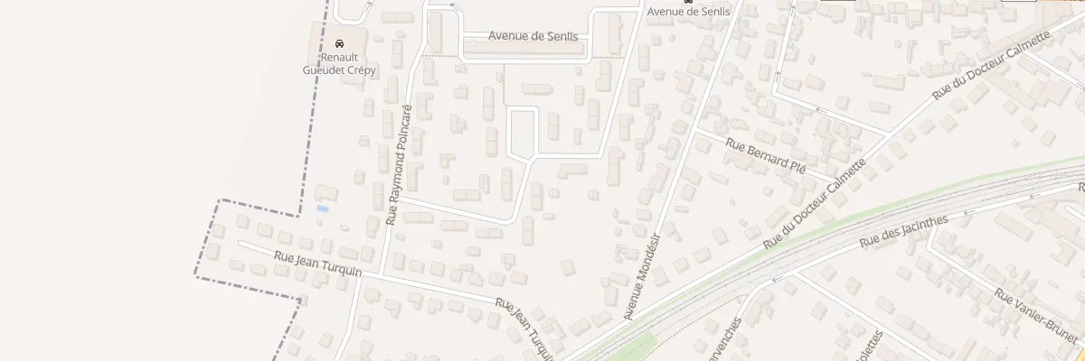 Plan du 23 Rue Georges Clémenceau à Crépy-en-Valois