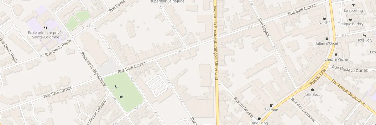 Plan du 43 Rue Sadi Carnot à Armentières