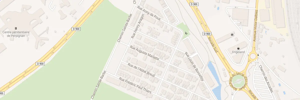 Plan du 30B Rue Auguste Mariette à Perpignan