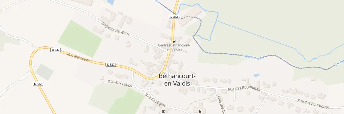 Plan du 105 Rue Nationale à Béthancourt-en-Valois