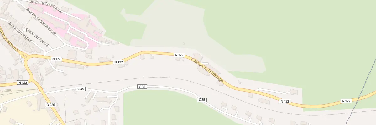 Plan du 16 Av de l’Ermitage à Murat