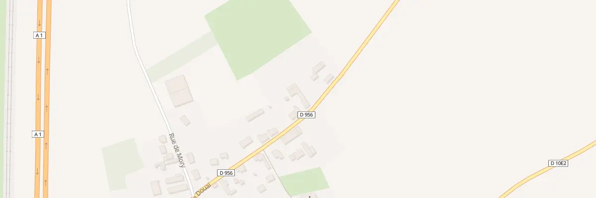 Plan du 29 Rte de Douai à Beugnâtre