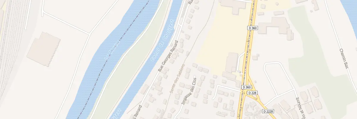 Plan du 51 Rue Georges Renard à Meaux