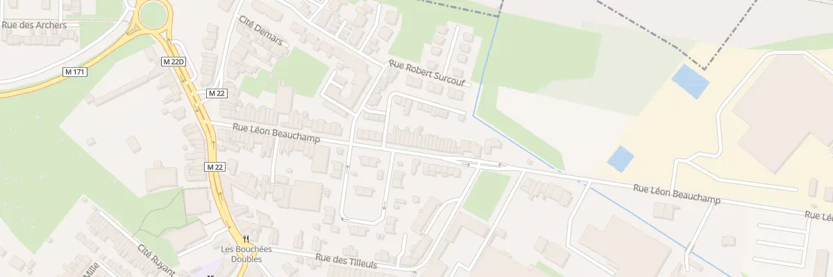 Plan du 212 Rue Léon Beauchamp à La Chapelle-d’Armentières