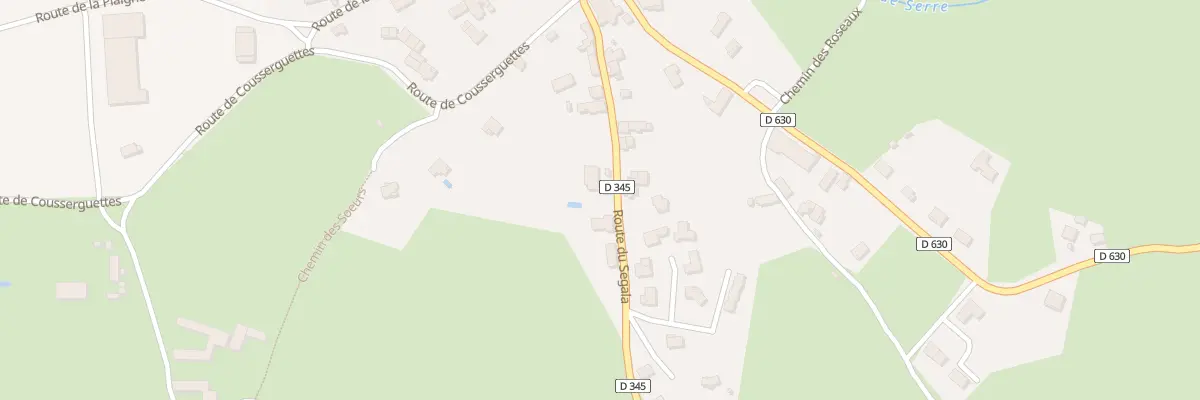 Plan du 5029 Coussergues à Palmas d’Aveyron