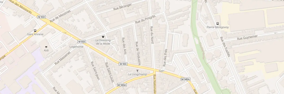 Plan du 18 Rue de l’Industrie à Armentières
