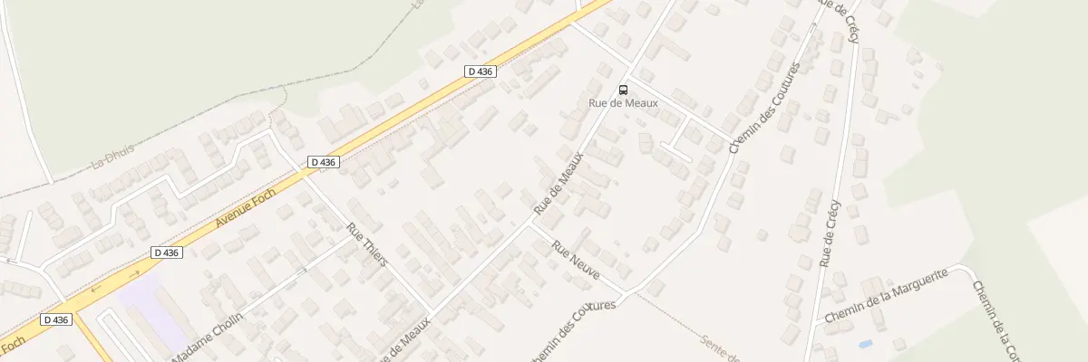Plan du 69 Rue de Meaux à Quincy-Voisins