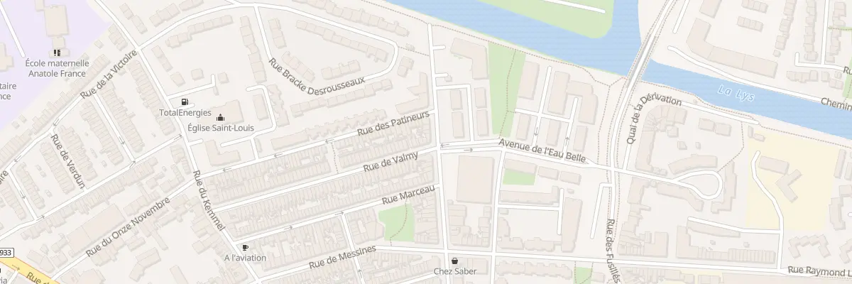 Plan du 2 Rue de Valmy à Armentières