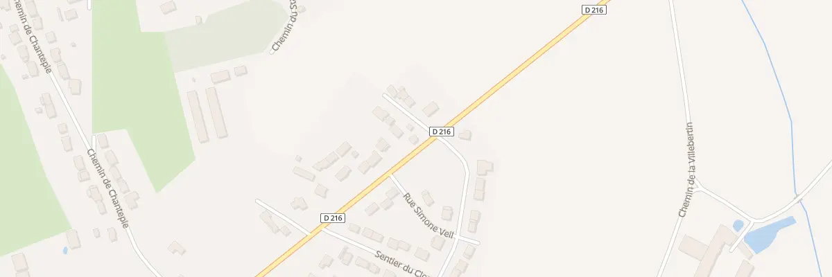 Plan du 1025 Rte de Coulommiers à La Houssaye-en-Brie