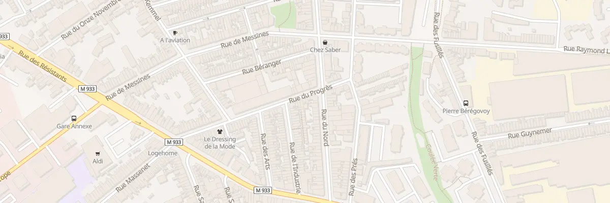 Plan du 9 Rue du Progres à Armentières